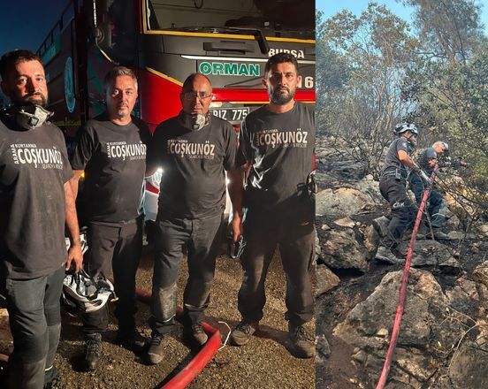Coşkunöz Search and Rescue Team Responded to Forest Fire